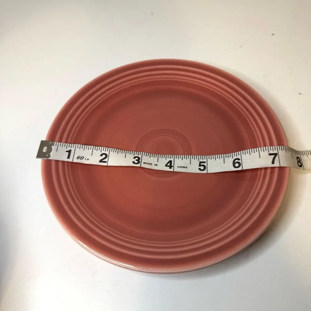 Vintage‎ Fiesta Homer Laughlin Rose Salad Plate 7”